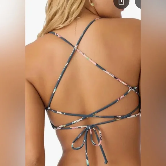 NWT O’Neill Bella Huntington Bikini Top - Picture 6 of 10